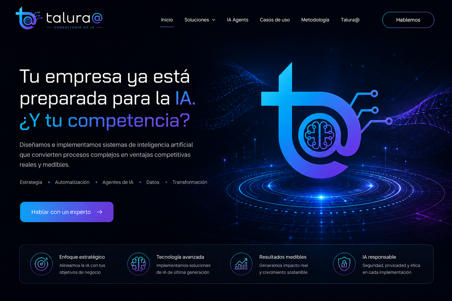Sistemas de inteligencia artificial de Talura@